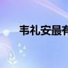 韦礼安最有名的歌（韦礼安好听的歌）