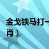 金戈铁马打一生肖打什么肖（金戈铁马打一生肖）