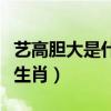 艺高胆大是什么生肖请百度（艺高胆大是什么生肖）