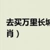 去买万里长城是什么生肖（万里长城是什么生肖）