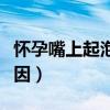 怀孕嘴上起泡是什么原因(嘴上起泡是什么原因) 怀孕嘴上起泡是什么原因(嘴上起泡是什么原因)