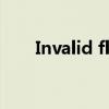 Invalid floating point operation.