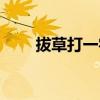 拔草打一字谜日出（拔草打一字谜）