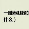 一畦春韭绿的下一句（一畦春韭绿的下一句是什么）