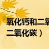 氧化钙和二氧化碳是什么反应类型（氧化钙和二氧化碳）