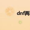dnf两种属性（dnf属性相克）