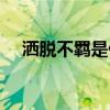 洒脱不羁是什么意思（不羁是什么意思）
