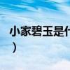 小家碧玉是什么生肖解(小家碧玉是什么生肖) 小家碧玉是什么生肖解(小家碧玉是什么生肖)