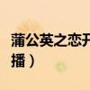 蒲公英之恋开拍了吗（蒲公英之恋什么时候开播）