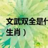 文武双全是什么生肖请回答（文武双全是什么生肖）