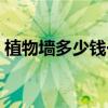 植物墙多少钱一平米(绿植墙多少钱一平米) 植物墙多少钱一平米(绿植墙多少钱一平米)