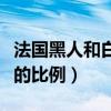 法国黑人和白人的比例变化（法国黑人和白人的比例）