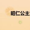 昭仁公主为什么那么坏（昭仁公主）
