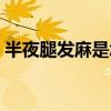 半夜腿发麻是怎么回事（腿发麻是怎么回事）
