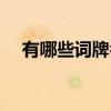 有哪些词牌名如清平乐（有哪些词牌名）