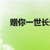 赠你一世长安免费阅读（赠你一世长安）