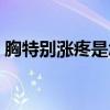 胸特别涨疼是怎么回事(胸部涨疼怎么回事) 胸特别涨疼是怎么回事(胸部涨疼怎么回事)