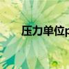 压力单位psi与mpa换算（压力单位）