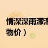 情深深雨濛濛讲的是什么（情深深雨濛濛里的物价）