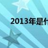 2013年是什么年庚（2013年是什么年）