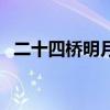 二十四桥明月夜 玉人何处教吹箫 是什么湖 二十四桥明月夜 玉人何处教吹箫 是什么湖