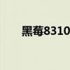 黑莓8310qq2021（黑莓8310rom）