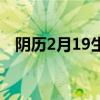 阴历2月19生日是什么星座（阴历2月19）