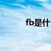 fb是什么聊天软件（fb是什么）