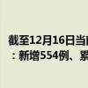 截至12月16日当前广东广州最新疫情消息今天实时数据通报：新增554例、累计确诊35138例