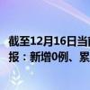 截至12月16日当前四川阿坝州最新疫情消息今天实时数据通报：新增0例、累计确诊220例