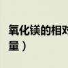 氧化镁的相对原子质量（氧化镁的相对分子质量）