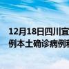 12月18日四川宜宾最新疫情消息今天实时数据通报：新增0例本土确诊病例和0例无症状感染者