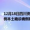 12月18日四川资阳最新疫情消息今天实时数据通报：新增0例本土确诊病例和0例无症状感染者