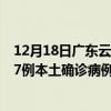 12月18日广东云浮最新疫情消息今天实时数据通报：新增37例本土确诊病例和0例无症状感染者