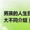 男孩的人生目标大不同（关于男孩的人生目标大不同介绍）