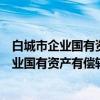 白城市企业国有资产有偿转让暂行管理办法（关于白城市企业国有资产有偿转让暂行管理办法介绍）