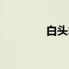 白头翁(关于白头翁介绍) 白头翁(关于白头翁介绍)