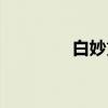 白妙贯（关于白妙贯介绍）