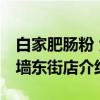 白家肥肠粉 大墙东街店（关于白家肥肠粉 大墙东街店介绍）