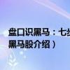 盘口识黑马：七步秒杀黑马股（关于盘口识黑马：七步秒杀黑马股介绍）