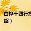 白桦十四行抒情诗（关于白桦十四行抒情诗介绍）