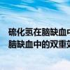 硫化氢在脑缺血中的双重效应及其机制研究(关于硫化氢在脑缺血中的双重效应及其机制研究介绍) 硫化氢在脑缺血中的双重效应及其机制研究(关于硫化氢在脑缺血中的双重效应及其机制研究介绍)