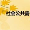 社会公共需要（关于社会公共需要介绍）