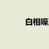 白相噪声（关于白相噪声介绍）