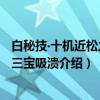 白秘技‧十机近松之集‧三宝吸溃（关于白秘技‧十机近松之集‧三宝吸溃介绍）