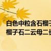 白色中粒含石榴子石二云母二长花岗岩（关于白色中粒含石榴子石二云母二长花岗岩介绍）