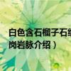 白色含石榴子石细晶花岗岩脉（关于白色含石榴子石细晶花岗岩脉介绍）