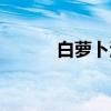 白萝卜汁（关于白萝卜汁介绍）