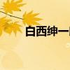 白西绅一郎(关于白西绅一郎介绍) 白西绅一郎(关于白西绅一郎介绍)