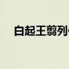 白起王翦列传（关于白起王翦列传介绍）